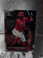 2022 Bowman Michel Triana Chrome 1st #BCP-75 Cincinnati Reds