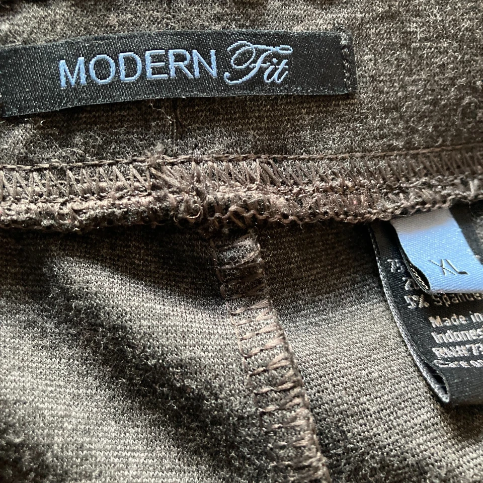 Apt 9 Pantalones Elásticos Leggings Mujer XL Negro Carbón Elastizados Calce Moderno Foto 4 de 4