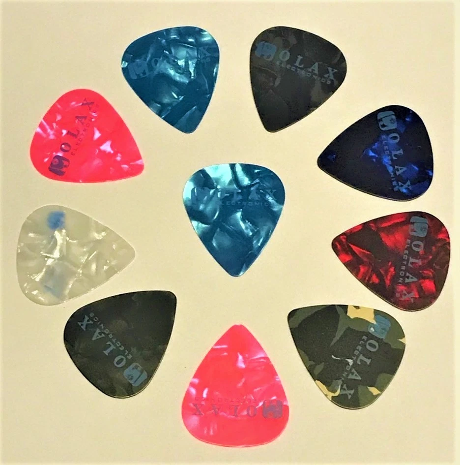 HTC 15x Celluloid Guitar Picks, Plectrums for Opening Mobile Phones and for Guitars