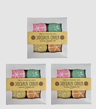  42 TWEE Kid's Citrus Slices Sidewalk Chalk  3 Pack