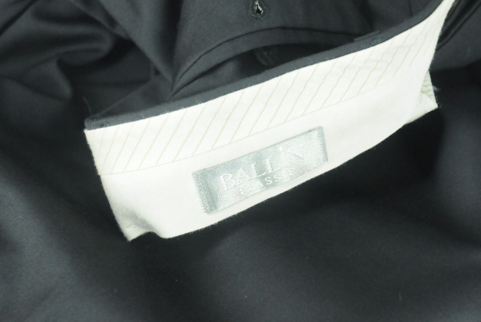 Ballin Classic Men's Solid Black Polyester Pleate… - image 3