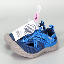 Oshkosh Toddler Sandals Shoes 5 Blue Closed Bumptoe Water Beach Boy Girl Bgosh