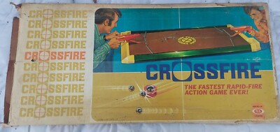 VINTAGE 1971 CROSSFIRED BOARD GAME BY IDEAL