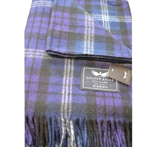 Original Scottish Wool Large Blanket Rug Tweed Tartan Blanket Check Travel Throw - Picture 45 of 70