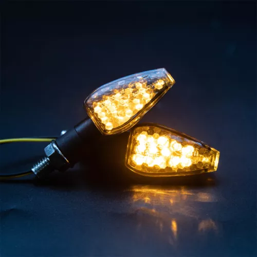 4X Smoke 10mm Mini LED Motorcycle Turn Signals Indicator Blinker Amber Universal - Bild 10 von 21