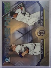 RYAN WEATHERS XAVIER EDWARDS 2018 BOWMAN CHROME FRANCHISE FUTURES FF-SDP