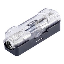 HIGH END COMPETITION MARINE GRADE AGU INLINE GLASS FUSE HOLDER 12V 4/8 AWG USA