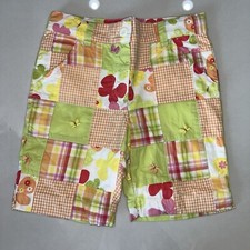 Gymboree Social Butterfly Plaid Shorts Girls Size 5T 5