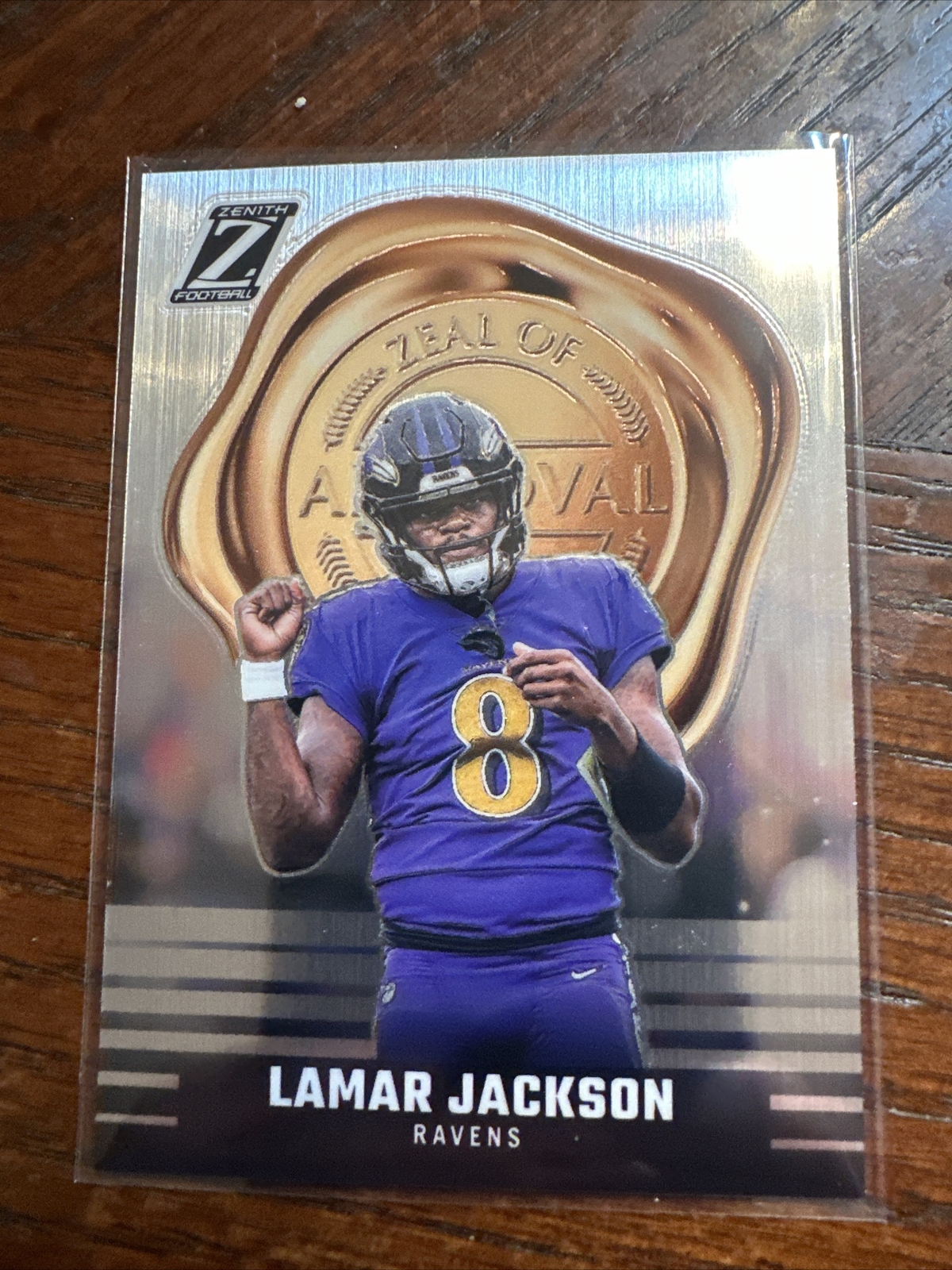 2023 PANINI ZENITH ZEAL OF APPROVAL LAMAR JACKSON - RAVENS