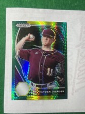 2021 Panini Prizm Draft Picks (Green & Yellow Hyper Prizms) - Hayden Juenger