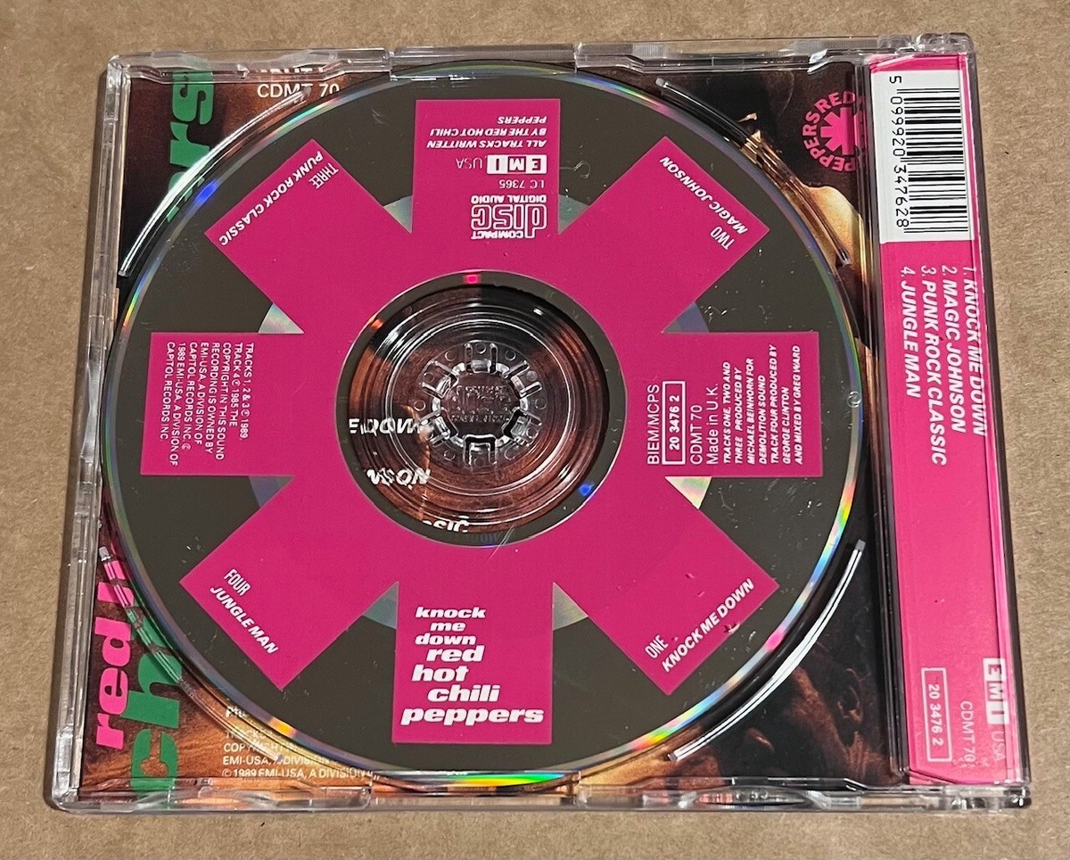 Red Hot Chili Peppers - Knock Me Down RARE out of print import CD