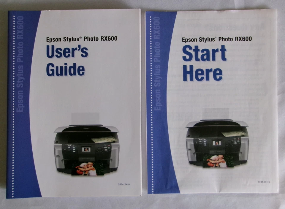 Piezas de impresora Epson RX600: soporte de película, soporte de papel, guía de alimentador, guías de usuario Foto 2 de 4