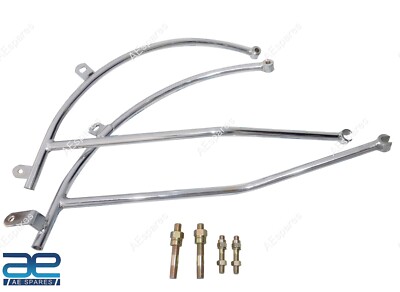 For Royal Enfield 500 Rear Mudguard Carrier LH+RH Chrome Plated