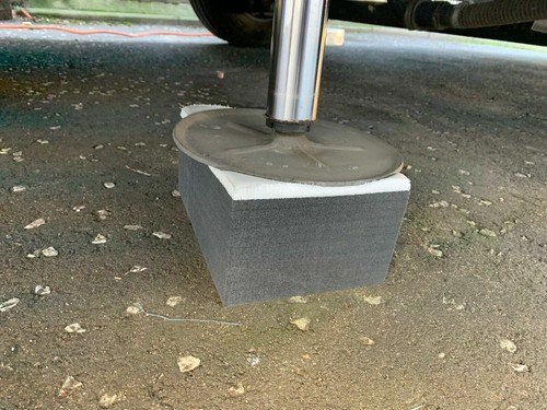 Heavy duty foam (set of 4) RE-USABLE BLOCKS floor/weight/boat/shed/canoe/safety/ - Picture 2 of 10