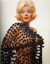 A Marilyn Monroe Posing Dress With Transparency 8x10 Photo Print