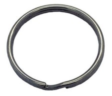 *CHOOSE SIZE* Silver Metal Split Rings Keyring Hoop Loop Jump Key Keys Splitring