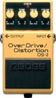 BOSS OverDrive Distortion OS-2 Guitar Effects Pedal
