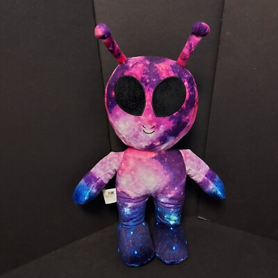 Fun Express Star Burst Solar System Tye Dye Outerspace Alien Plush 16 Inch