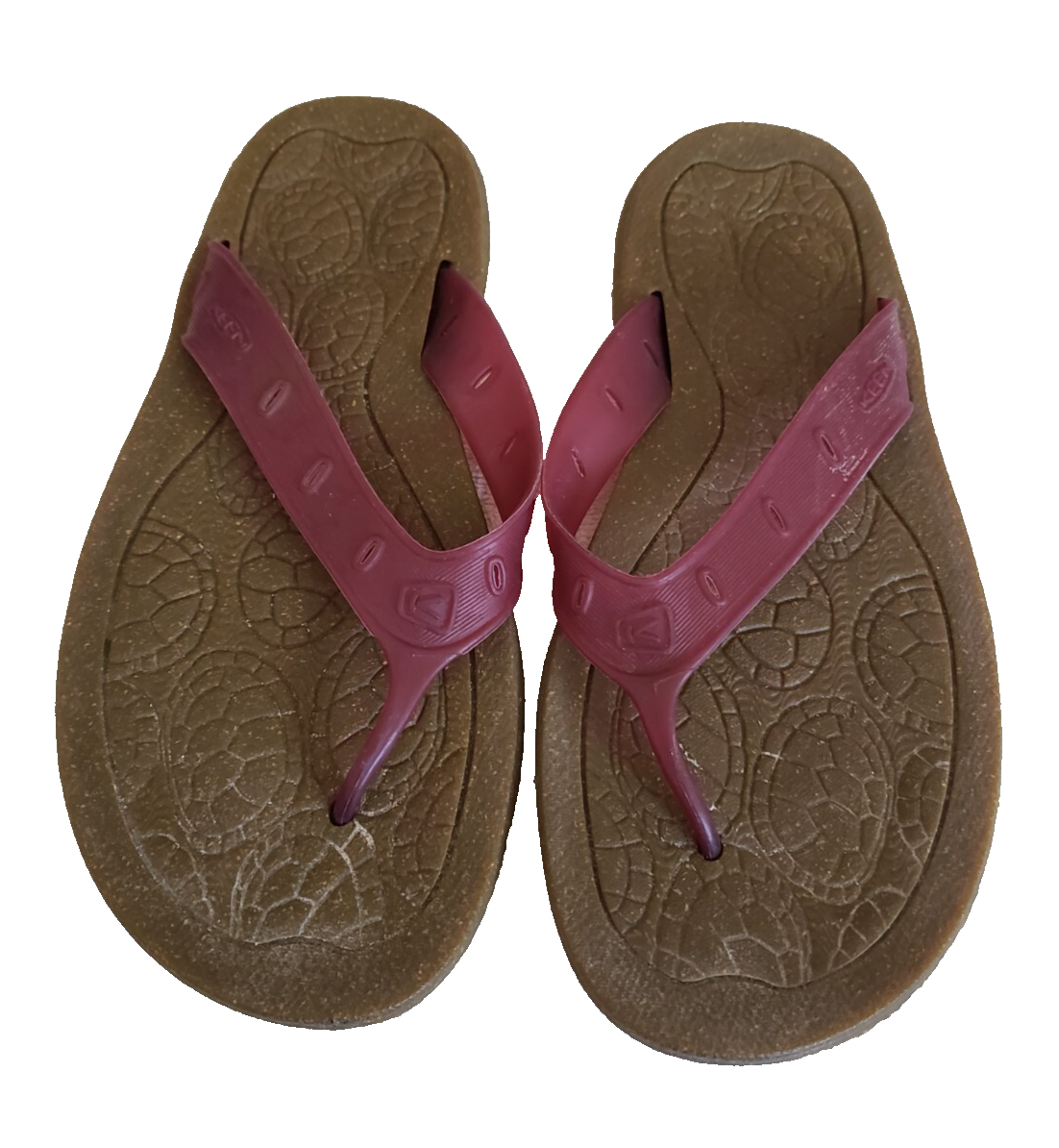 Sandali infradito Keen infradito infradito rosso suola gommata donna taglia 7