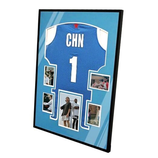 Jersey Frame Display Case,Sport Jersey Shadow Box,Metal Jersey Rectangular3-image