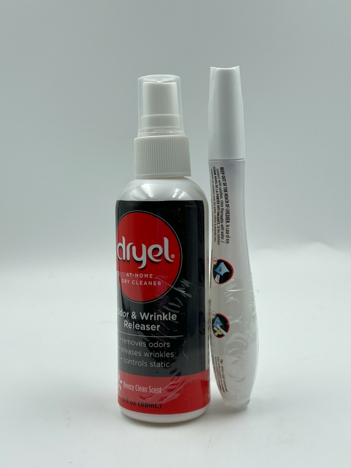 Dryel AtHome Dry Cleaner Odor & Wrinkle Releaser & On The Go Stain