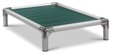 Orthopedic Chew Proof Elevated Dog Bed Aluminum Alloy Frame 44"x27" Green