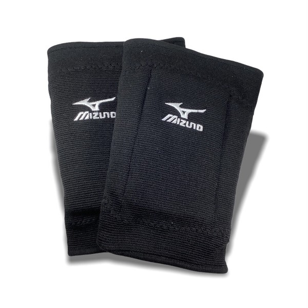 Mizuno Youth's Knee Pads Black Size T10 Plus sapokone.mydome.jp