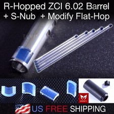 R-Hopped ZCI 6.02mm Steel Tightbore barrel Flat-Hop Bucking S-Nub AEG R-Hop RHOP