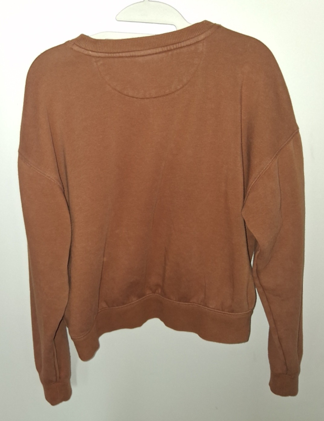 Universal Thread Size S brown cropped fleece swea… - image 2