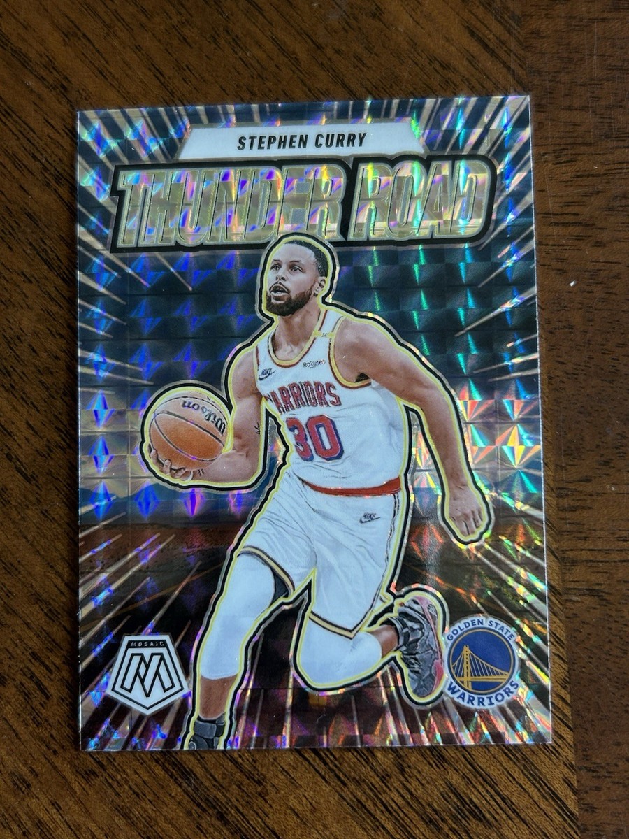 2024-25 Panini Mosaic - Stephen Curry Thunder Road Silver