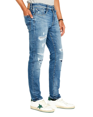 Men's I Jeans by Buffalo David Bitton Ethan Slim Straight Blue Jeans 36 x 30