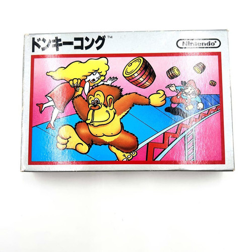 Nintendo Famicom Donkey Kong HVC-DK Japan Version Boxed w/ Manual 1983