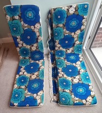 Vintage Retro 1960s/1970s Lounger Cushions