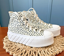 Converse Chuck Taylor All Star Lift Hi Women s 6 Cream Black Speckled Platform