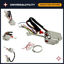 Universal Chrome Turn Signal Switch - 12v Heavy Duty For Vintage Cars Trucks Universal Chrome Turn Signal Switch - 12v Heavy Duty For Vintage Cars Trucks