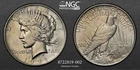 1921 Peace Dollar High Relief $1 NGC AU Details Key First Year Better Eye Appeal