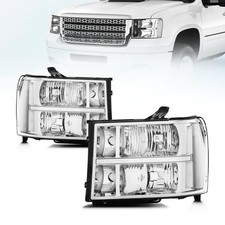 Headlight Assembly For 2007-2013 Gmc Sierra 1500/20007-2014 Gmc Sierra 2500, ...