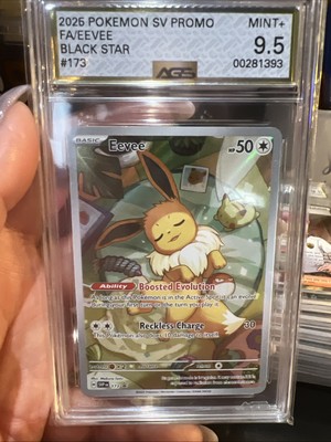 eevee pokemon card ebay 2021 Pokémon Black Star Promos Eevee Holo (Swirl) SWSH127 CGC 9 Mint –  Oblivion Collectibles main image 0