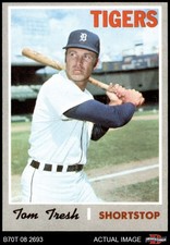 1970 Topps #698 Tom Tresh Tigers 8 - NM/MT