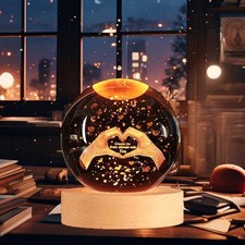 Valentine  s Day Crystal LED Light Gift Romantic Love Keepsake for Her