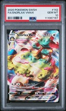 Snorlax VMAX 142/202 Swsh01: Sword & Shield Holo for sale online