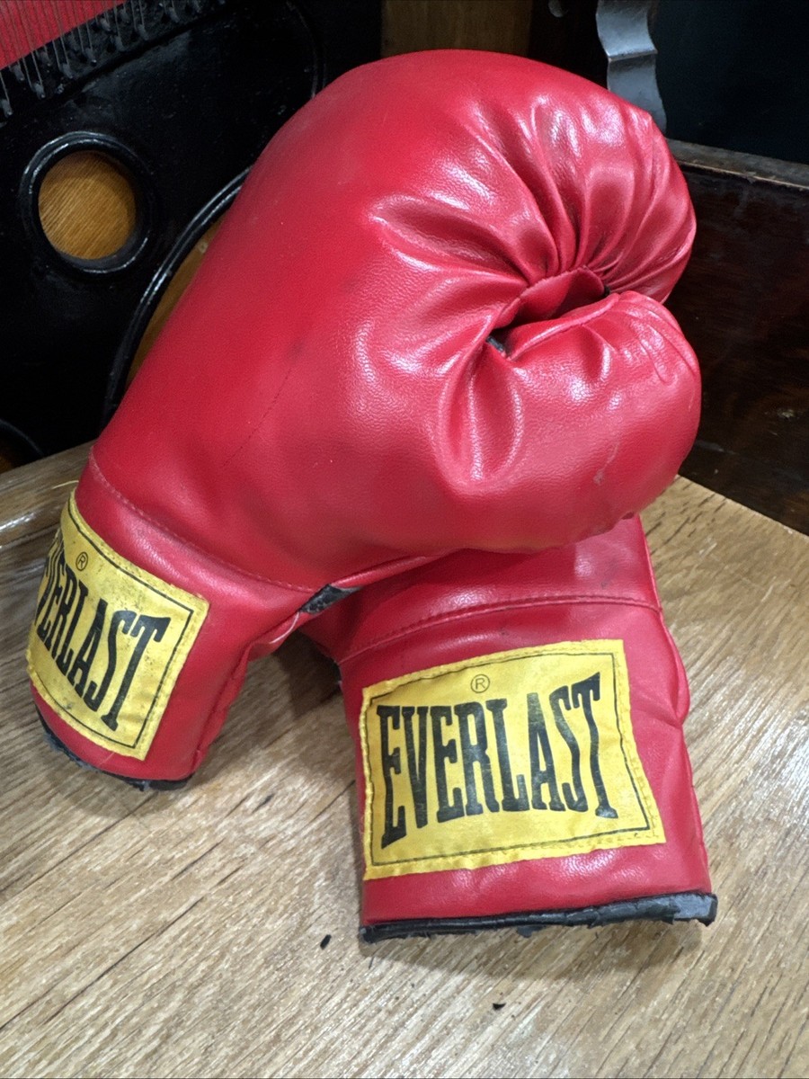 Everlast Boxing Gloves 12oz Red Vintage | eBay