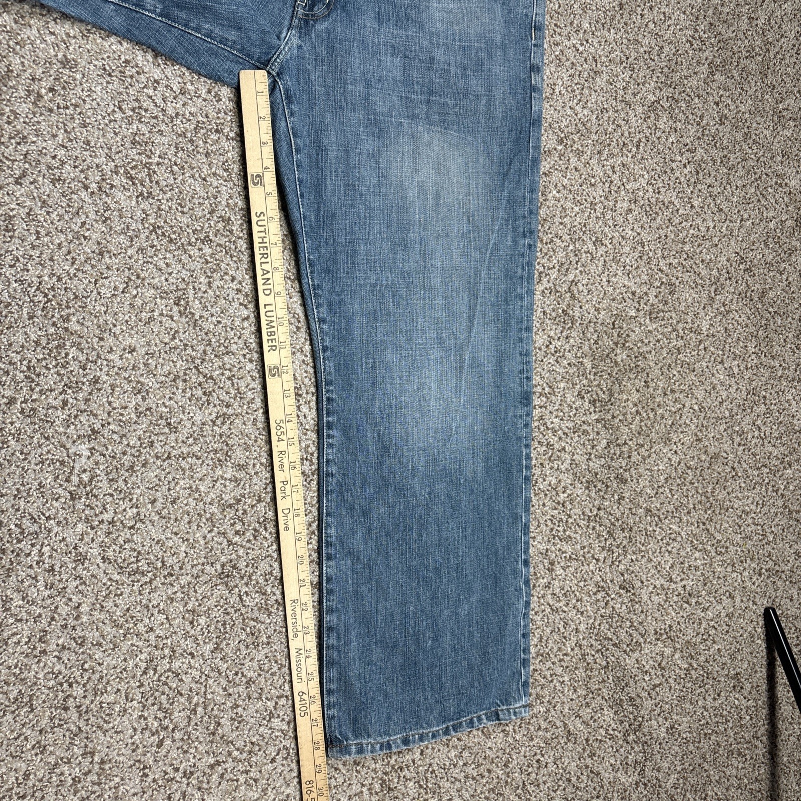 Chip Pepper Production C7P Malibu Beach Denim Jeans Mens 36x30 Fits 36 X 28.5 - View 9