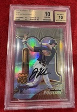 2002 JOE MAUER BOWMANS BEST GOLD BGS 10/10
