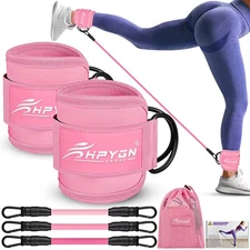 HPYGN Ankle Resistance Bands, Ankle Bands for Working Out, Leg Glutes Trainin...