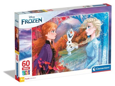 Clementoni - 26452 - Supercolor Puzzle - Disney Frozen 2 - 60 maxi pieces - Made