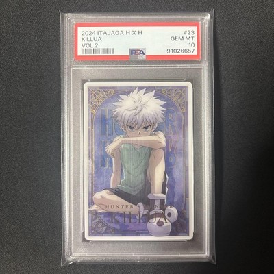 POP9 Hunter x Hunter Itajaga Killua PSA10 Trading Card Collectible