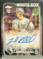 2024 Topps Chrome - Zach Remillard RC On Card Auto - White Sox Rookie. rookie card picture