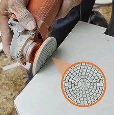 1Pc 80mm Diamond Polishing Disc Angle Grinder Tile Stone Chamfer Wheel