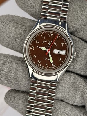 WEST END WATCH CO 17 JEWELS AUTOMATIC ARABIC DIAL SWISS MEN'S